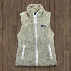 Patagonia Sherpa Vest Khaki Women’s Size S